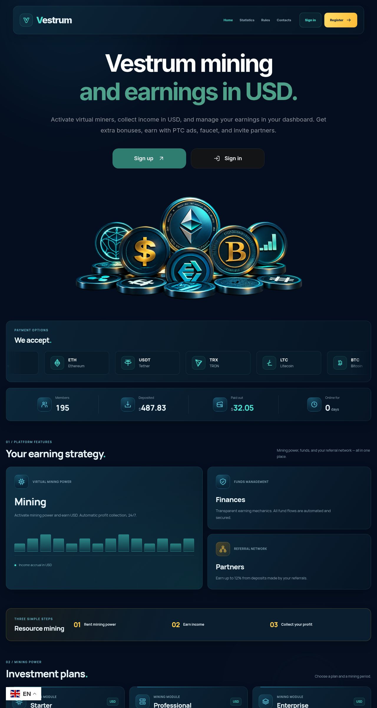 Игровой хайп проект Vestrum