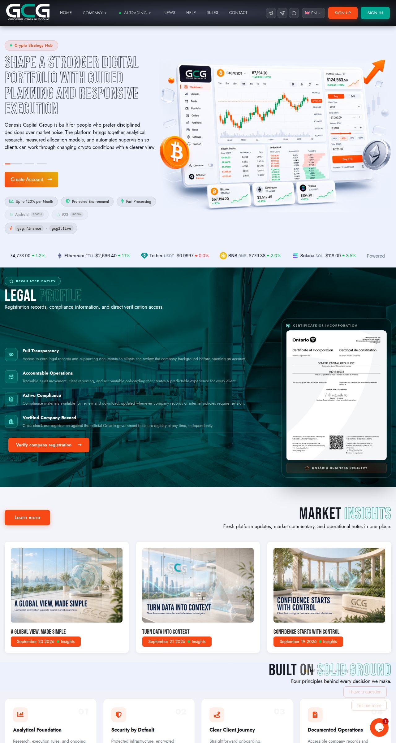 HYIP игра Genesis Capital Group