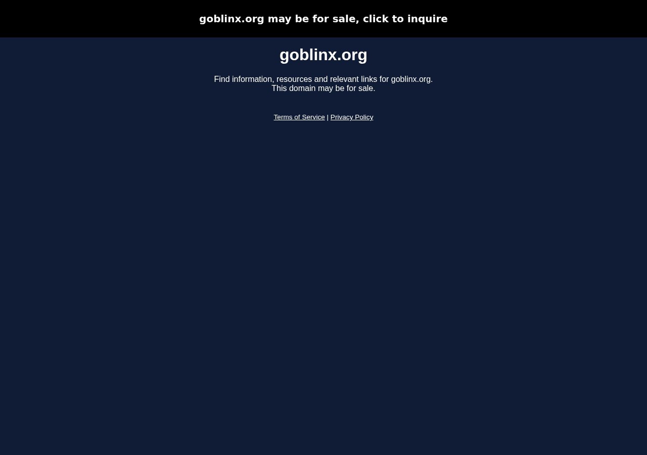 Хайп проект Goblinx