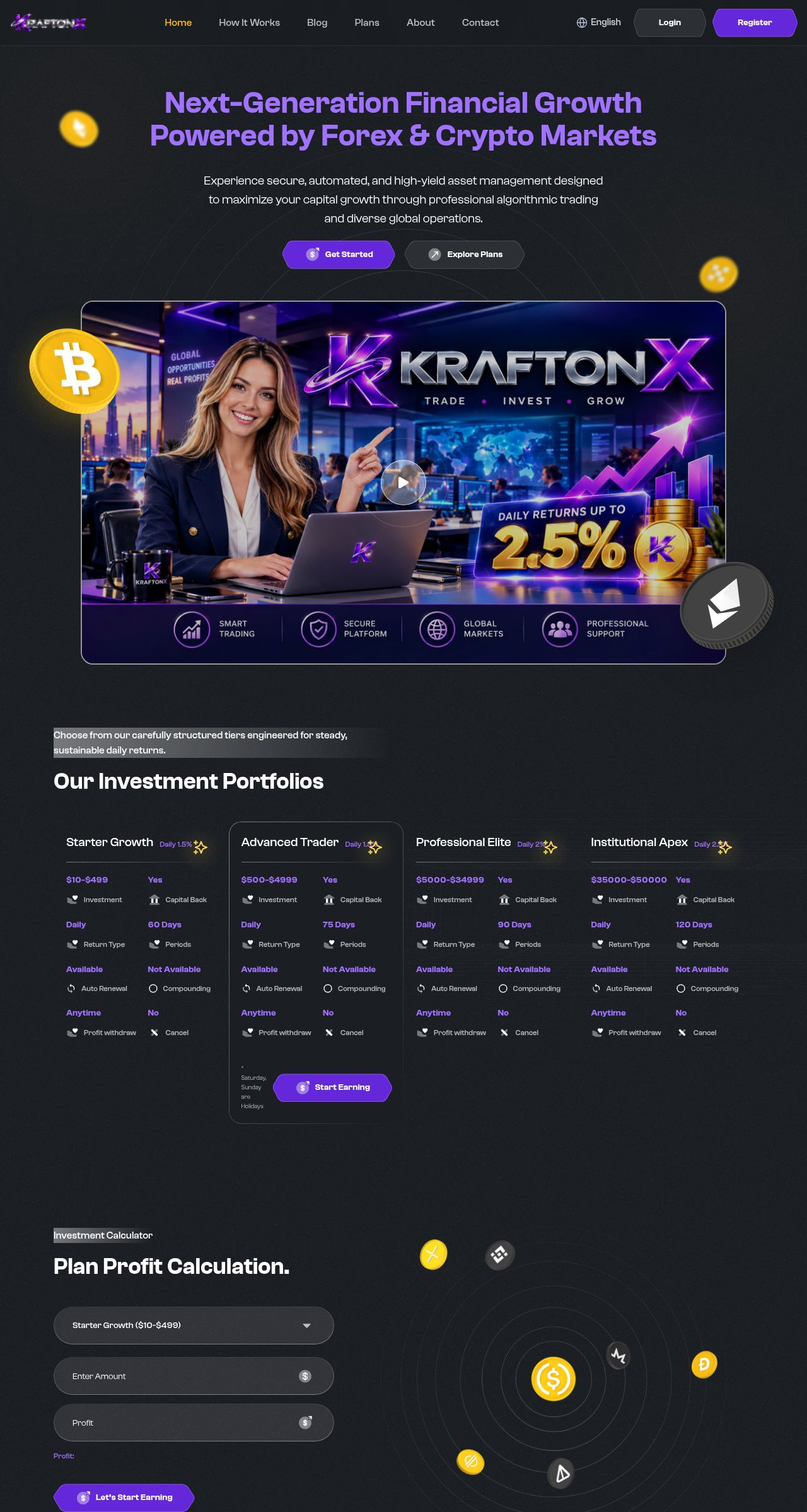 Хайп проект Kraftonx