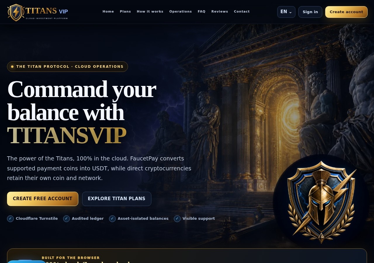 Инвестиционный проект TitansVIP Инвестиционный проект TitansVIP
