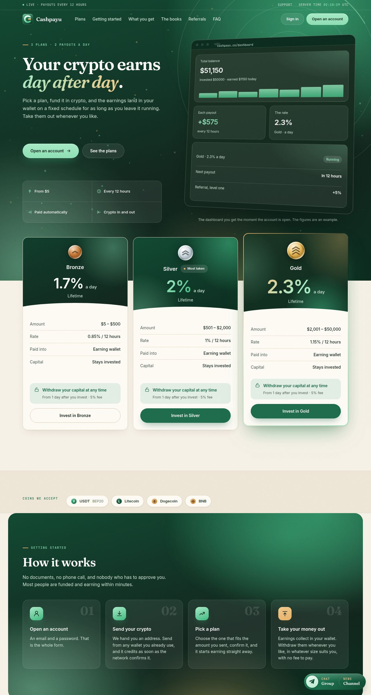 HYIP игра Cashpayu