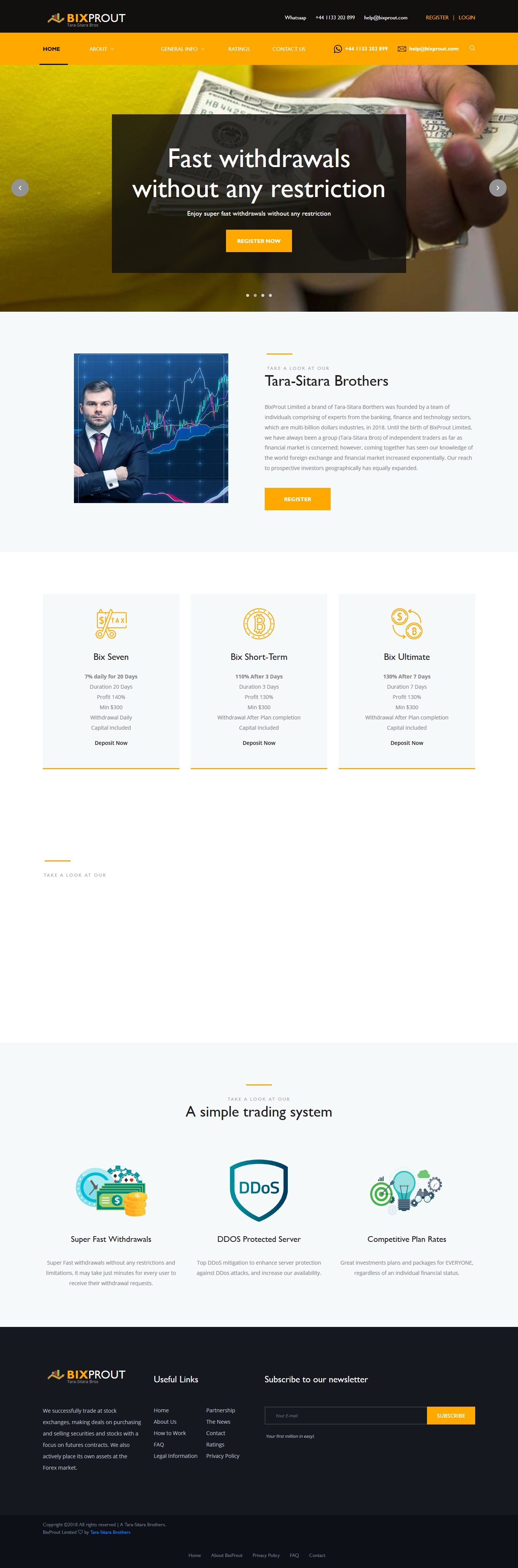 HYIP проект BixProut Limited