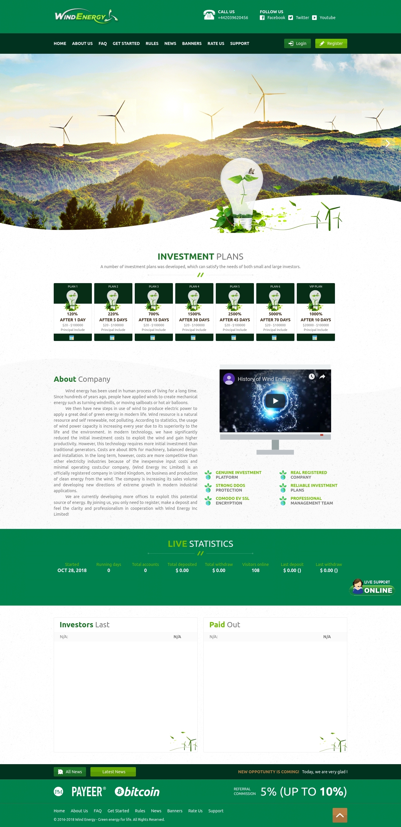 Хайп удвоитель Wind Energy Inc Limited Хайп удвоитель Wind Energy Inc Limited