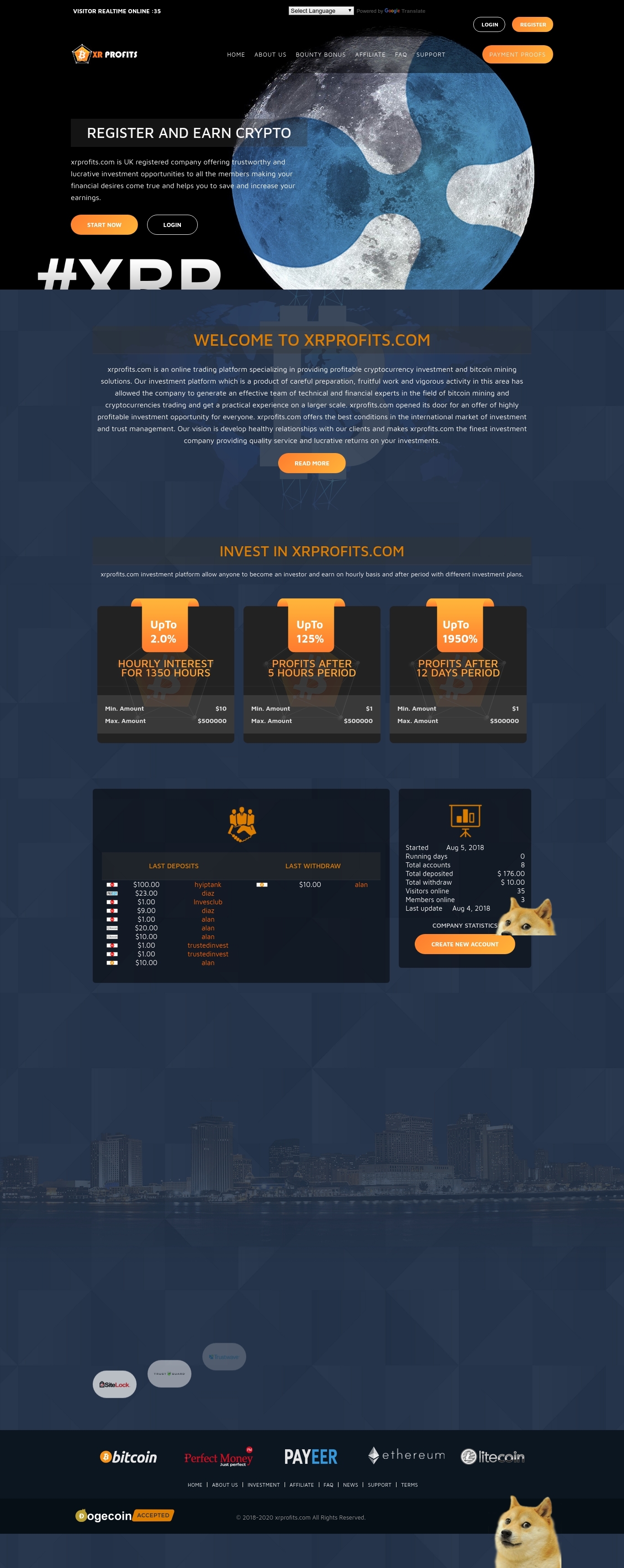 Инвестиционный проект Xr Profits Crypto