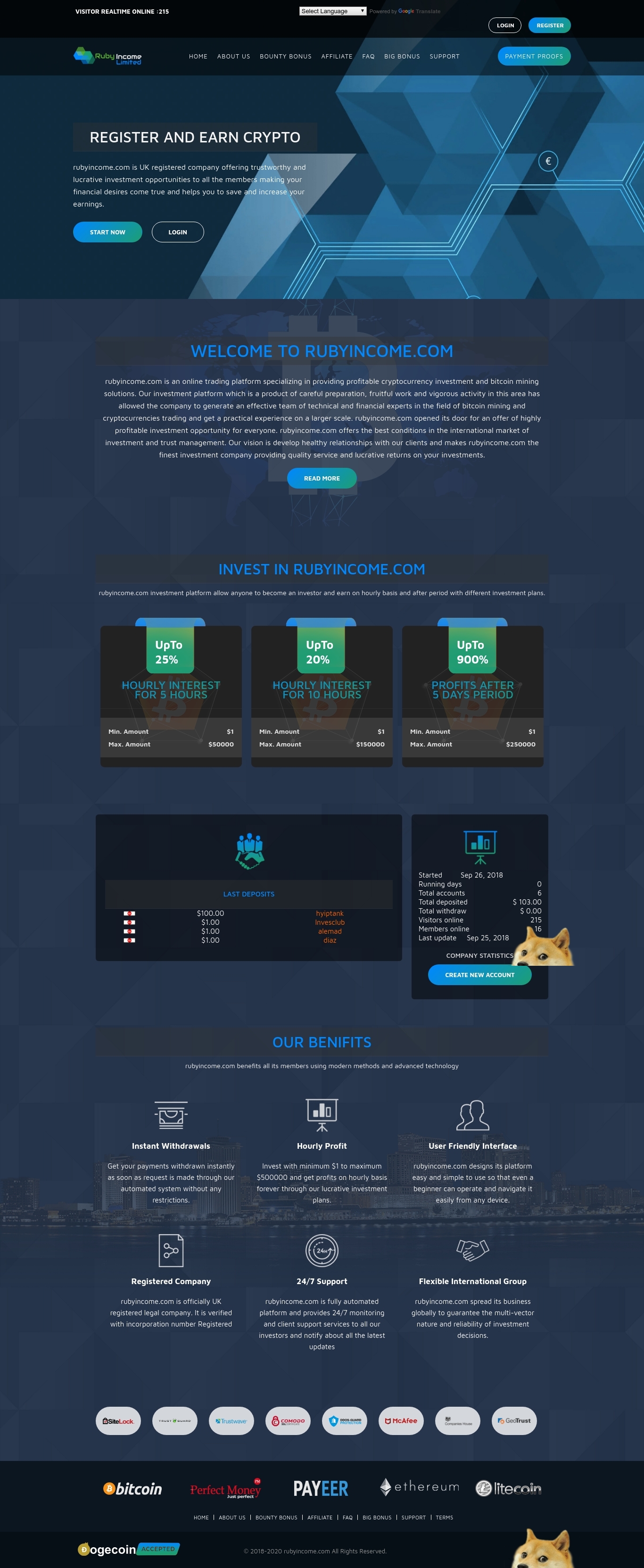 Хайп Rubyincome Хайп Rubyincome