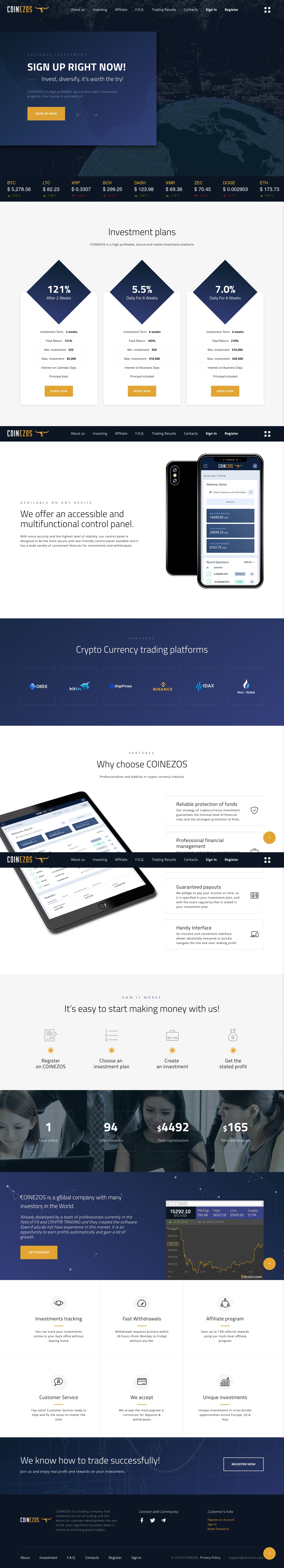 Игровой хайп проект Coinezos