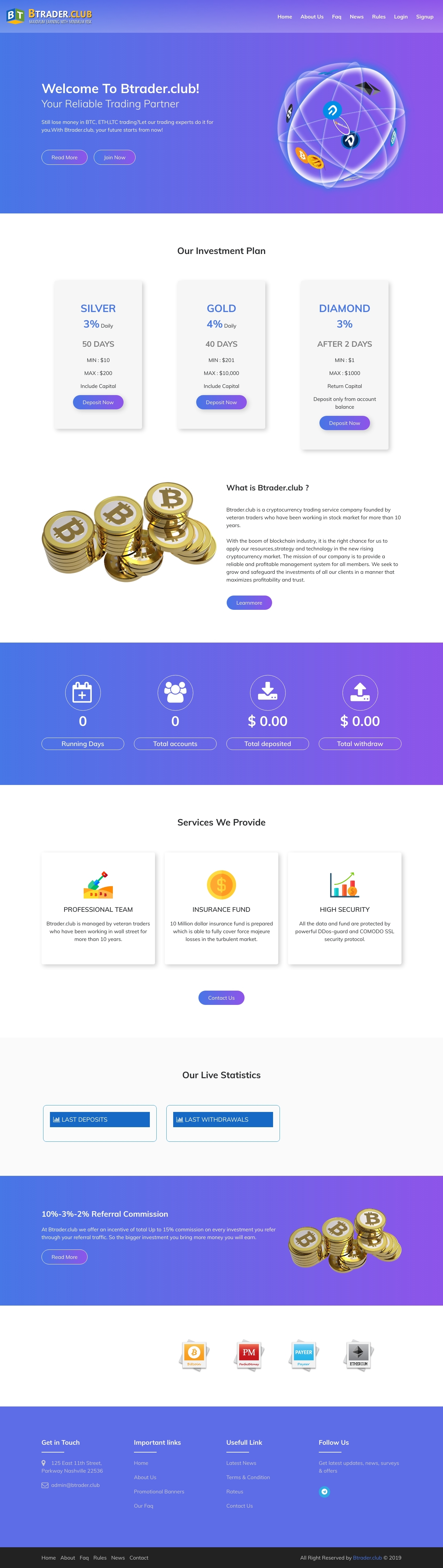 Игровой хайп проект Btrader Игровой хайп проект Btrader