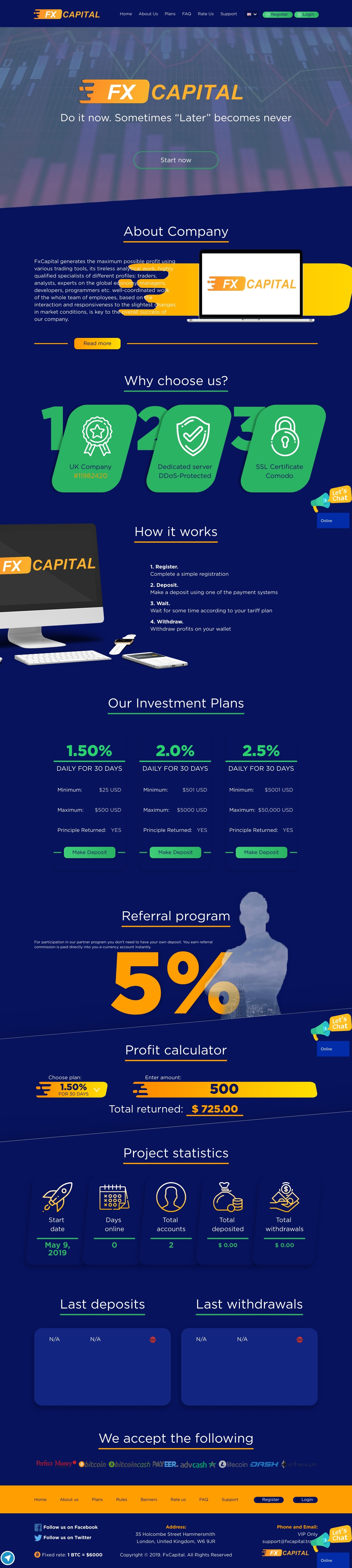 Игровой хайп проект Fxcapital