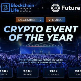 Blockchain Life 2026 Returns to Dubai Dec. 1-2, Debuts AI Future Track Blockchain Life 2026 Returns to Dubai Dec. 1-2, Debuts AI Future Track