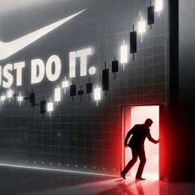 Акции Nike упали до 12-летнего минимума: рискованнее биткоина? Акции Nike упали до 12-летнего минимума: рискованнее биткоина?