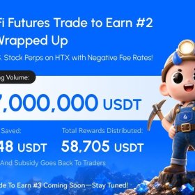 HTX раздала почти 59 000 USDT наград по завершении TradFi Trade to Earn #2 HTX раздала почти 59 000 USDT наград по завершении TradFi Trade to Earn #2