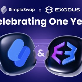 SimpleSwap отмечает год внутри кошелька Exodus и выпускает пять партнёрских обновлений без изменений интеграции SimpleSwap отмечает год внутри кошелька Exodus и выпускает пять партнёрских обновлений без изменений интеграции