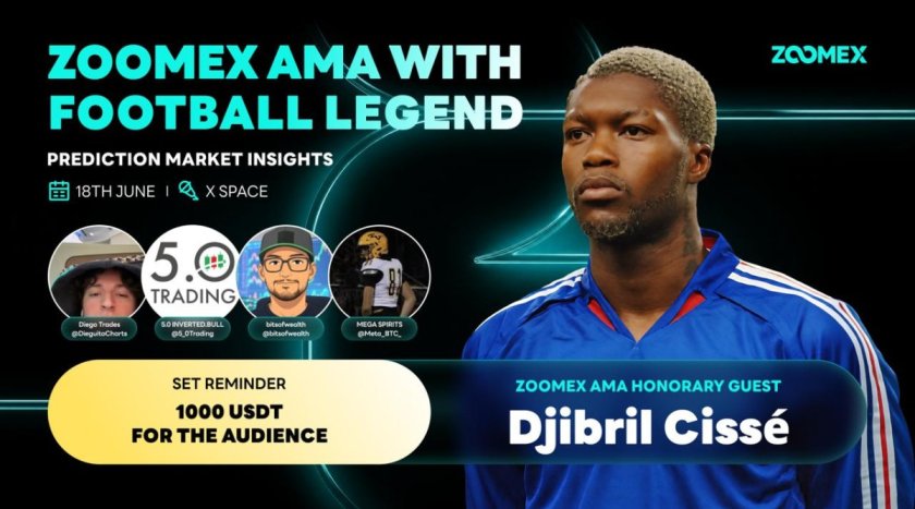Zoomex X Space Recap With Djibril Cissé and the World Cup Trading Panel Zoomex X Space Recap With Djibril Cissé and the World Cup Trading Panel