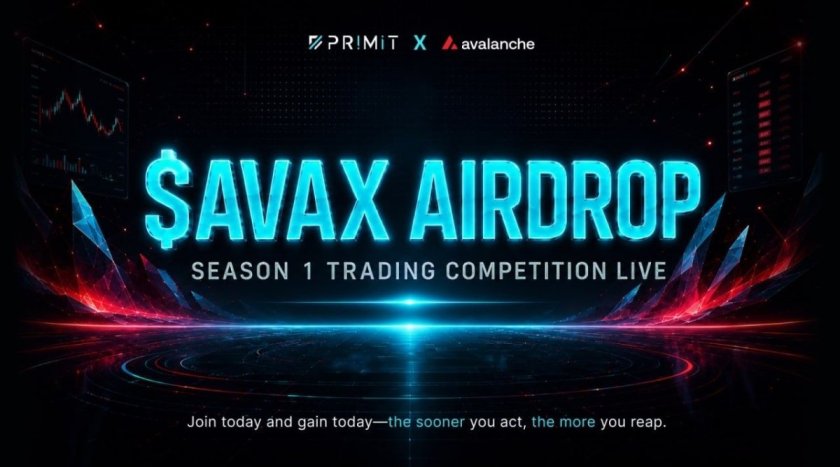 Primit разыгрывает $100 000 в AVAX за торговлю ончейн-бессрочными контрактами Primit разыгрывает $100 000 в AVAX за торговлю ончейн-бессрочными контрактами