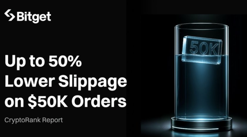 Исследование CryptoRank показало, что rToken от Bitget зафиксировали до 58% меньшее проскальзывание на ордерах в $50 000 среди ведущих платформ токенизированных акций Исследование CryptoRank показало, что rToken от Bitget зафиксировали до 58% меньшее проскальзывание на ордерах в $50 000 среди ведущих платформ токенизированных акций