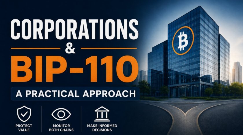 Подход корпораций к мягкому форку BIP-110 Подход корпораций к мягкому форку BIP-110