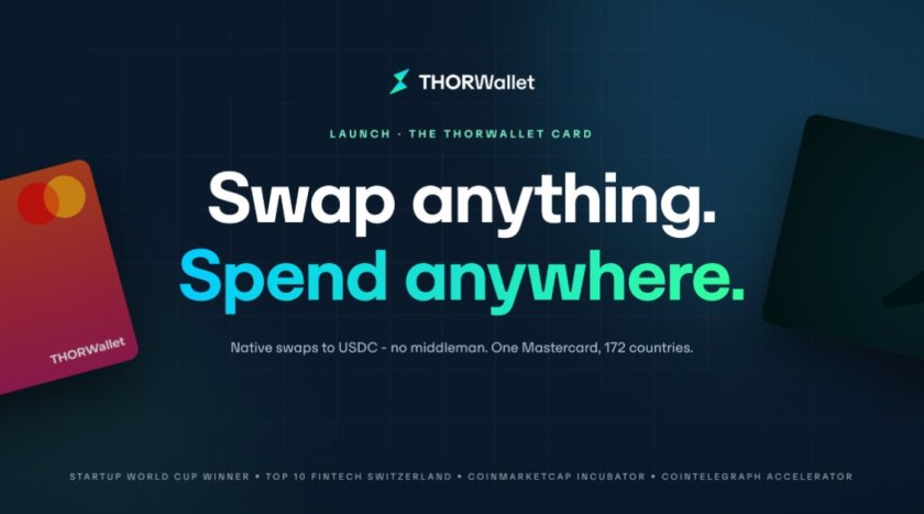 Меняй что угодно. Трать где угодно. Карта THORWallet запущена