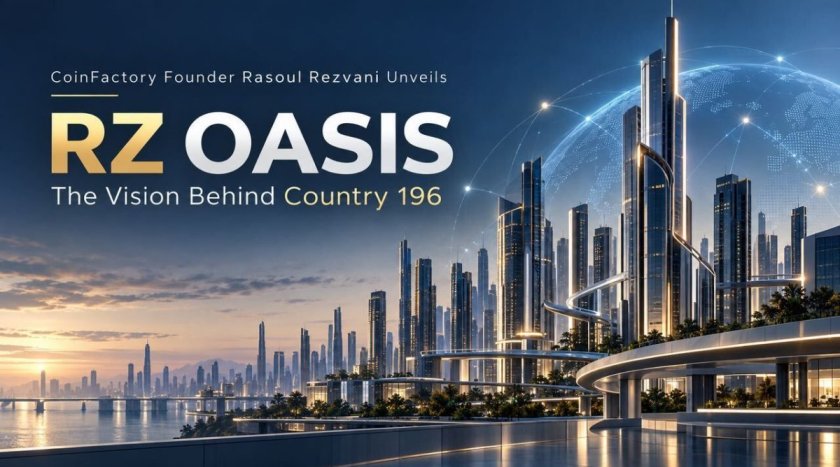 Основатель CoinFactory Расул Резвани представил концепцию RZ Oasis