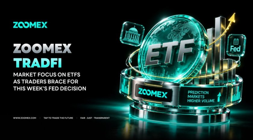 Zoomex добавила шесть бессрочных контрактов на ETF в растущую линейку бессрочных контрактов на акции TradFi