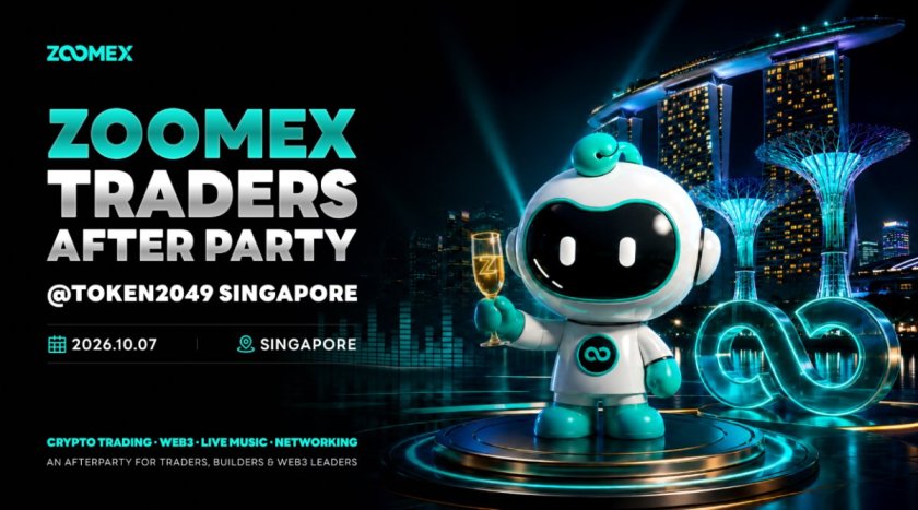 Zoomex проведёт афтепати для трейдеров в рамках TOKEN2049 Singapore, объединяя трейдеров и сообщество Web3